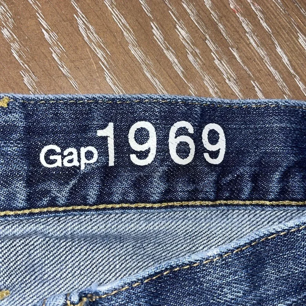 Gap‎ 1969 Dark Wash Standard Taper Jeans Mens size 38x30